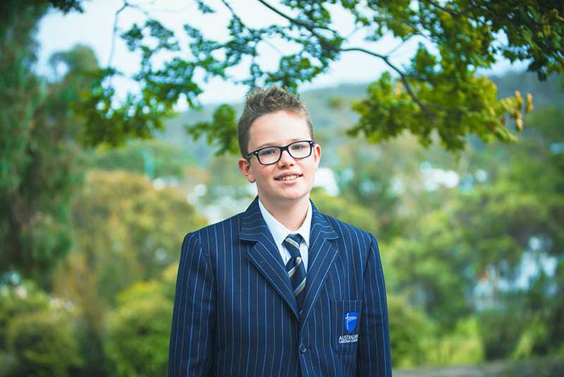 ACC Benalla secondary school student wearing formal uniform