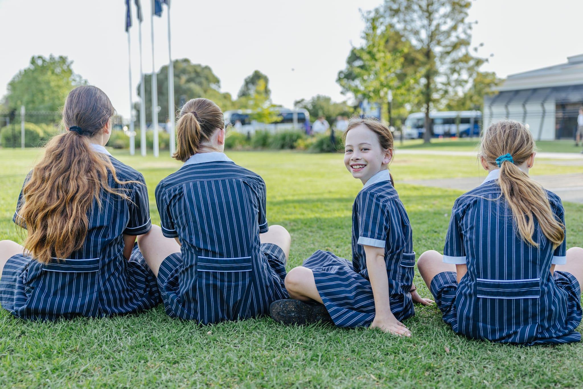 Students in uniform at Australian Christian College Victoria